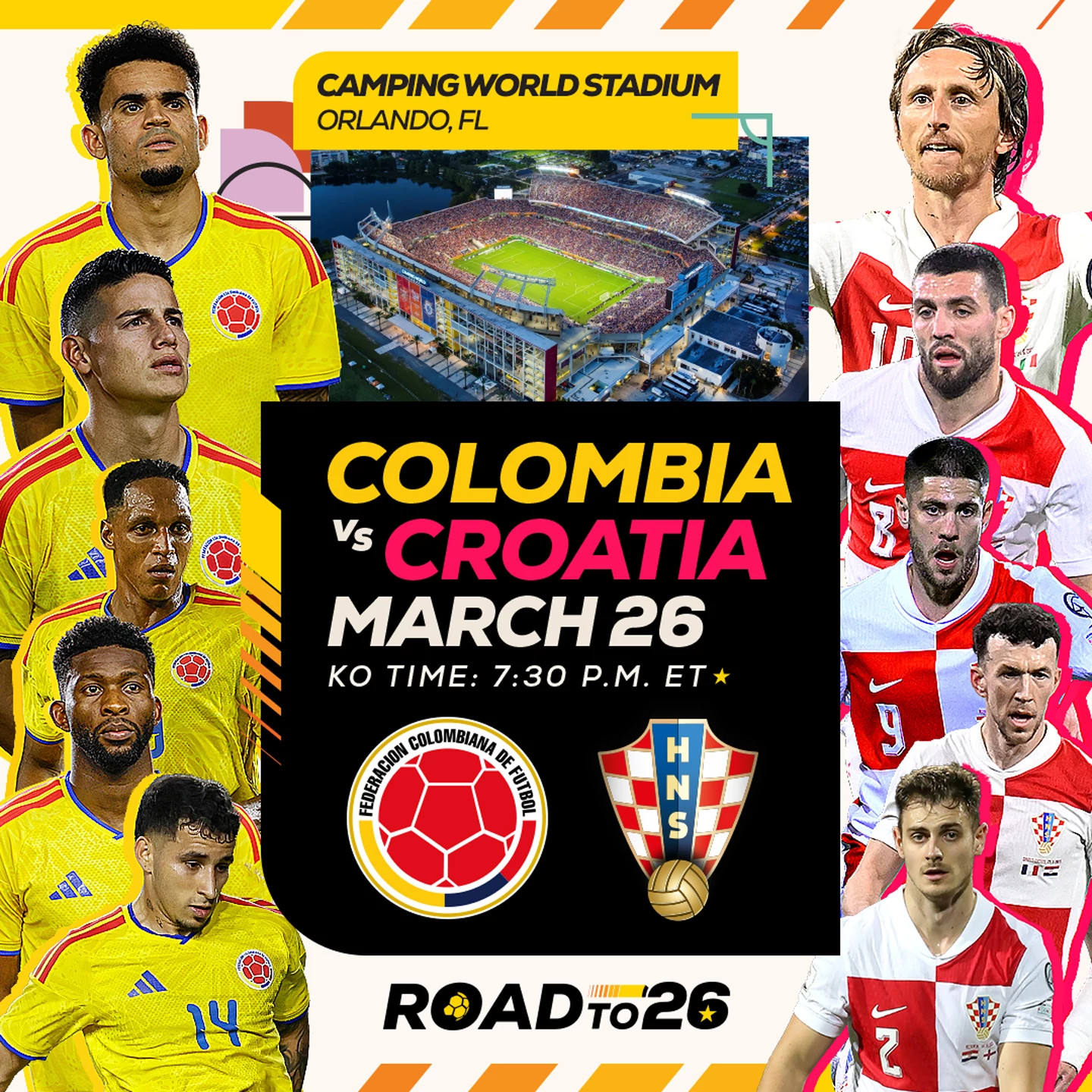 Road to '26: Colombia vs. Croatia