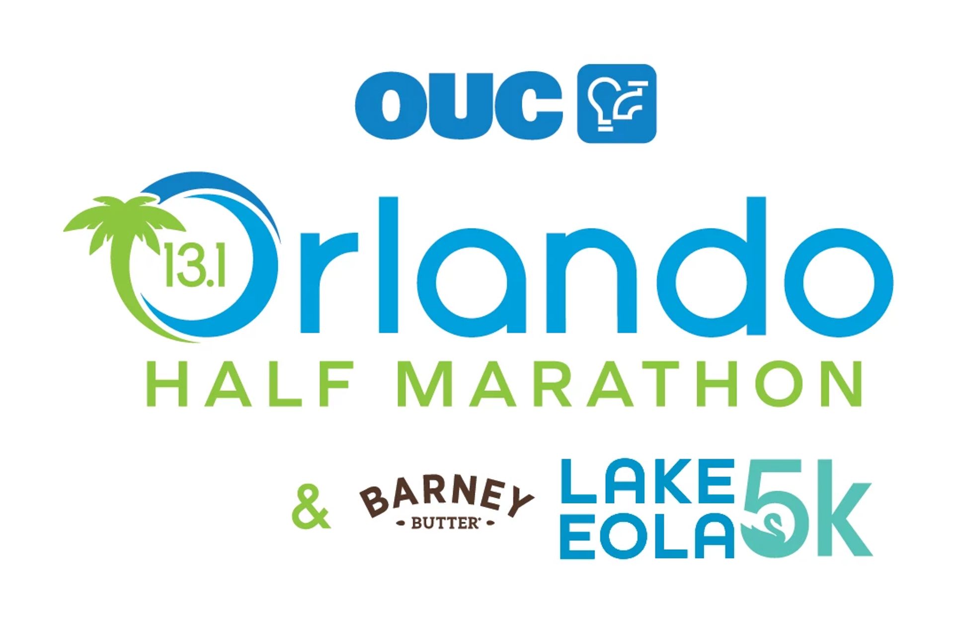 OUC Orlando Half Marathon & Barney Butter Lake Eola 5K Orlando, FL 8530