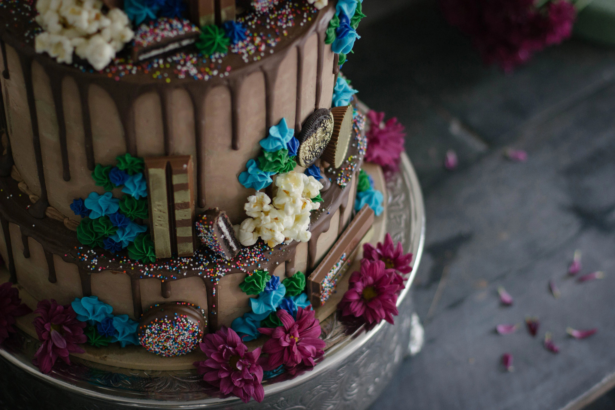 4 Tier Wedding Cakes – classic-cakes.com – Sugar Flowers, Naked Cakes
